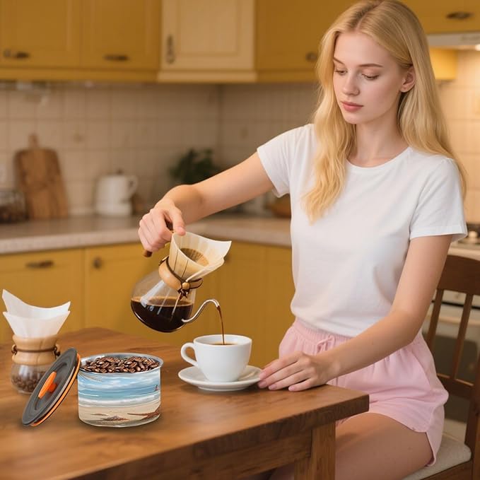 Frasco Hermético Acero Inoxidable 30 oz para Café, Té, Azúcar miniatura 9