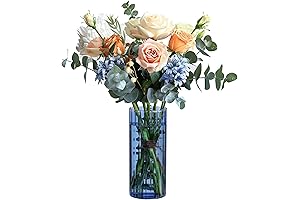 ComSaf Economic Blue Window Vase