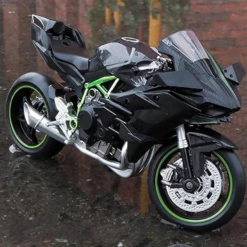 Scale Motorcycle Model 1:12 for Kawasaki Ninja H2R Motorcycle Model Simulation Metal Collection Gifts