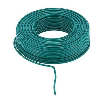 EXCLUZO 7 Core Round Cable, PVC Cables 100 Meters 1x10mm High Temperature Resistance BVV?1x10 for Electrical Appliances for Power Tools