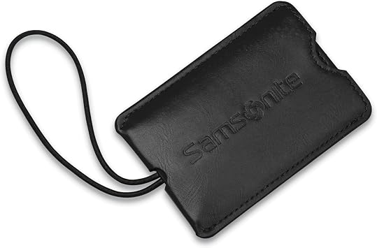 Samsonite 2-Pack Vinyl ID Tags, Black