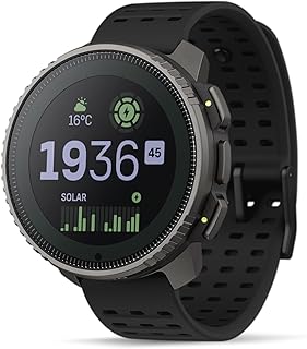 SUUNTO Vertical Montre Connectée Sport Homme, 95+ Sports, Tracker d'Activités GPS, Smartwatch Intelligent Soins de Santé 24/7, Cardiofréquencemètre, Altimètre, Baromètre, Chargement Solaire Optionnel