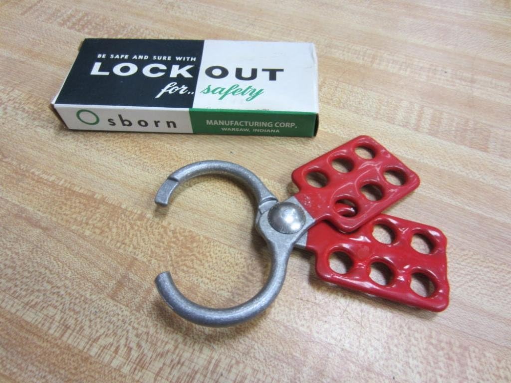 Lockout Hasp, Standard, 6 Lock, 4-7/8 In. L OG-80-2