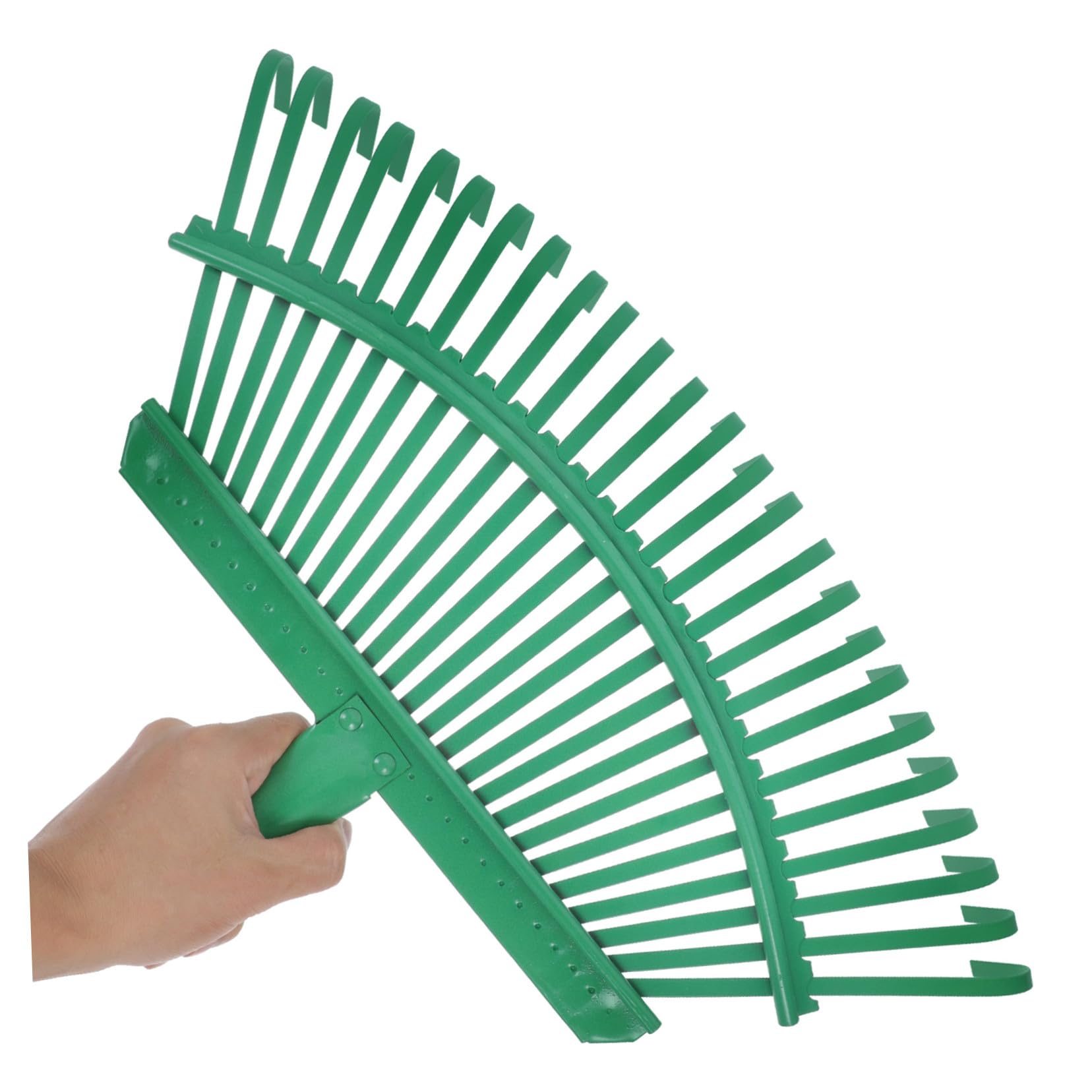 Ersatz Gartenrechenkopf aus Stahl 25 Zähne Multifunktional Robuster Laubrechen für Rasenflächen Leichter Handrechen Gartengerät Herbstlaub