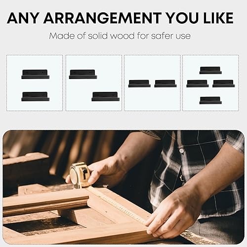 Miniatura 7 de Pequeño estante flotante para pared, juego de 2 estantes de pared de madera de 5 pulgadas, mini altavoces, monitor de bebé, cámaras, soporte de