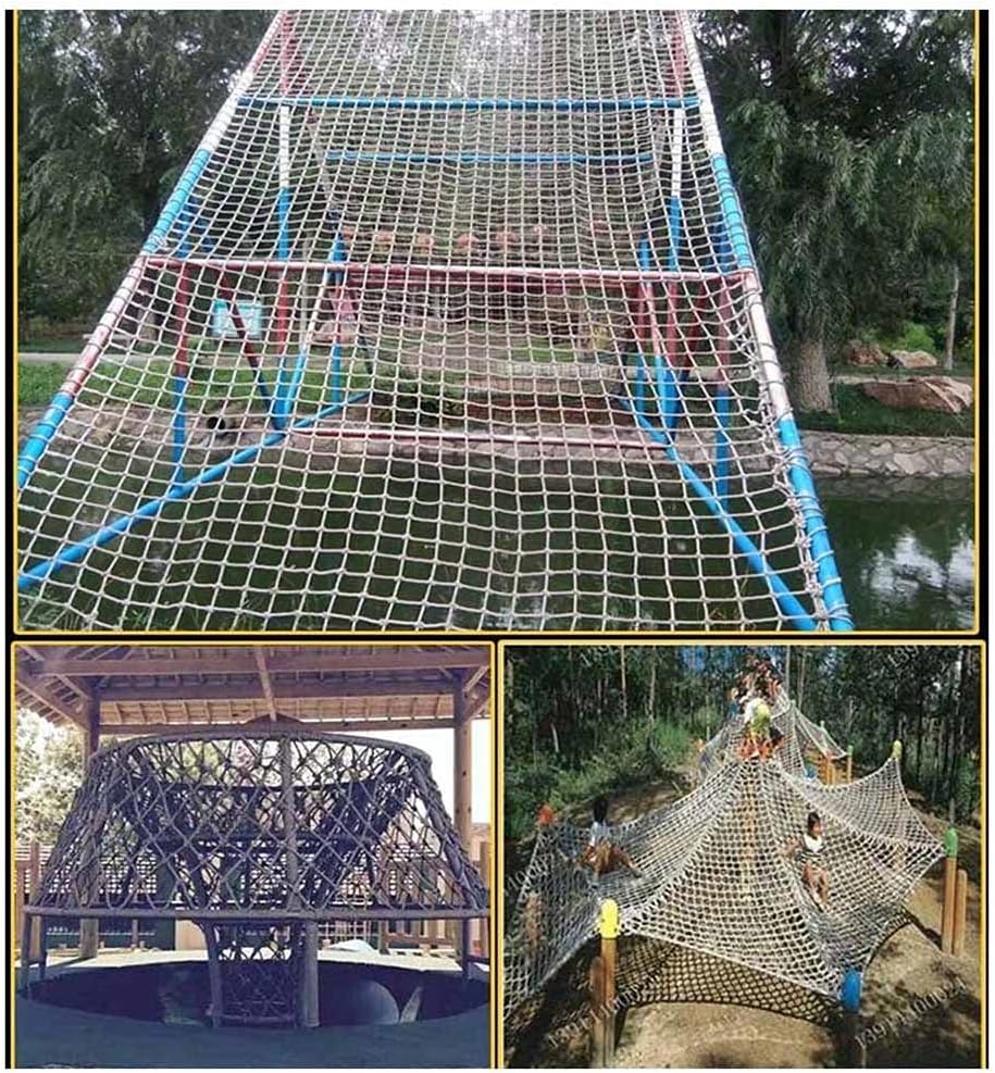 Outdoor Climbing Net for Kids and Adult,Climbing Net for Swing Set, 10mm Rope Outdoor Cargo Webbing Net(2X3m/6.6X9.8ft)