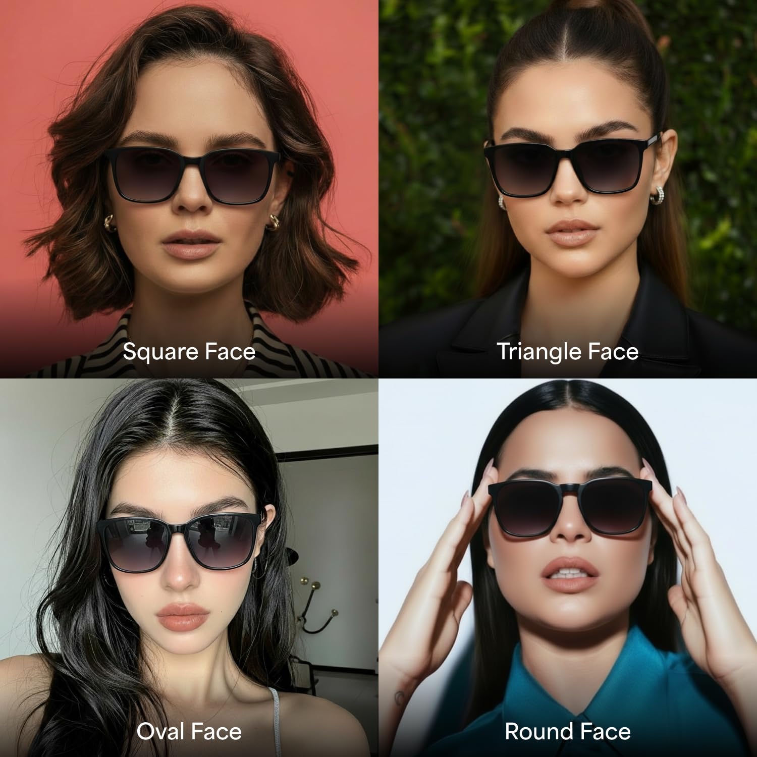 VINCENT CHASE EYEWEAR Unisex Adult Square Polarization Sunglasses