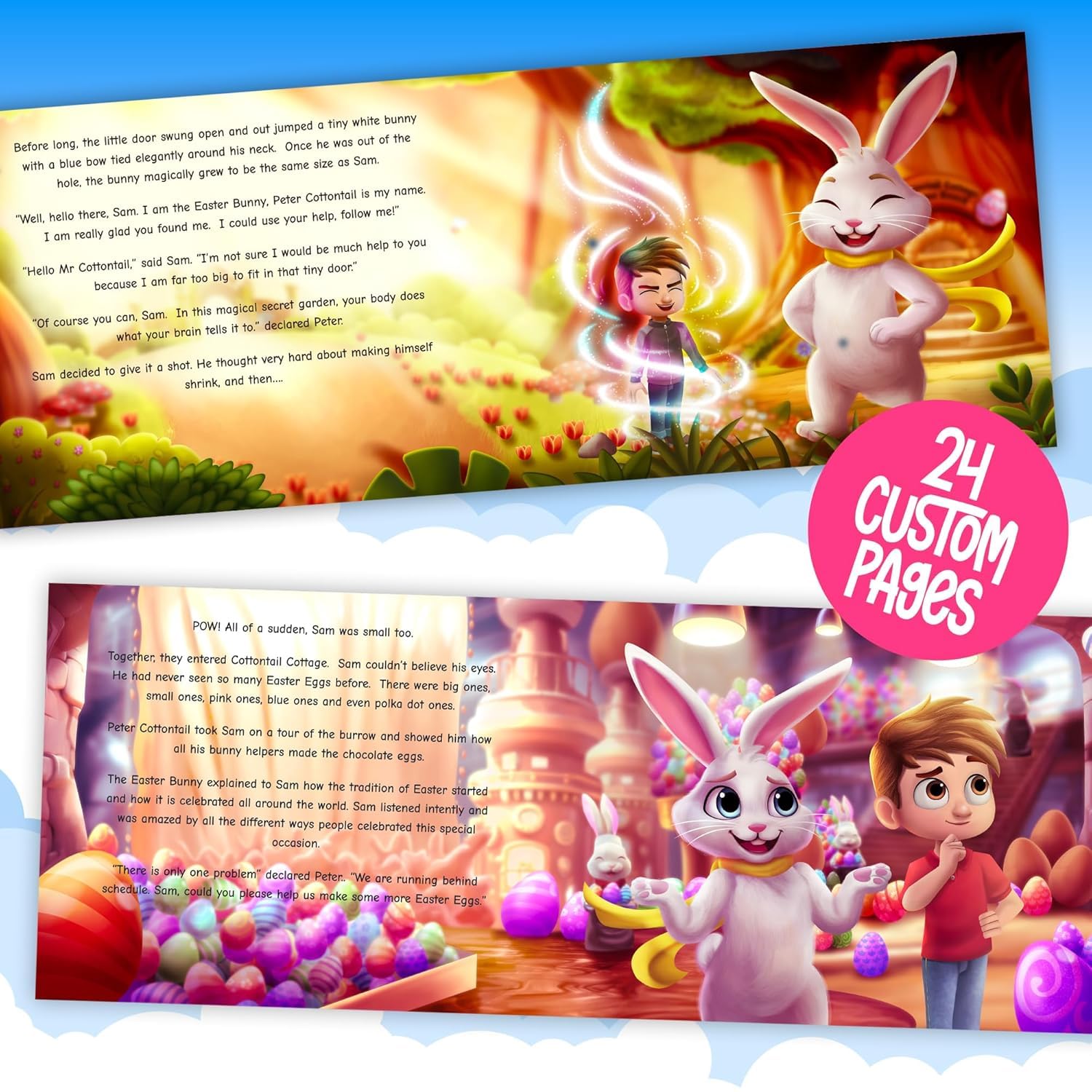 STORYBUG Magical Easter Personalized Story Book - Personalized Children's Book with Name