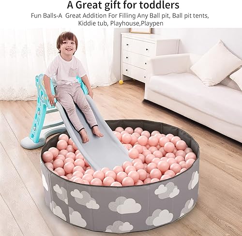 Miniatura 3 de Heopeis Pelotas de juego de bolas  Pelotas de plástico sin BPA, sin ftalatos, no tóxicas, bolas de juego para niños, fiesta de pelota, cumpleaños,