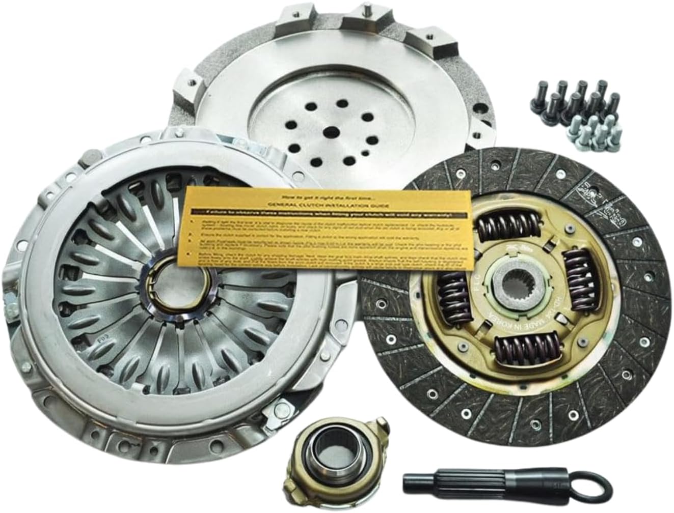 Valeo OEM Clutch Kit With Flywheel For Hyundai 2003-2008 Tiburon With 2.7L SE GT Engine - Provides Superior Performance and Durability to Enhance Vehicle’s Performance - 12 Month Brand Warranty