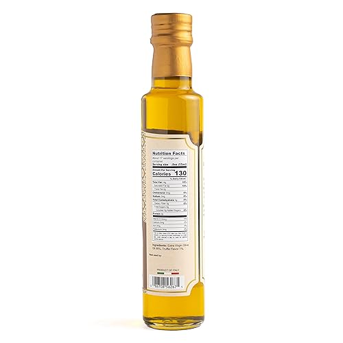 Miniatura 2 de Giusto Sapore Aceite de oliva virgen extra italiano con infusión de trufa blanca, prensado en frío, importado de Italia, 8.5 onzas