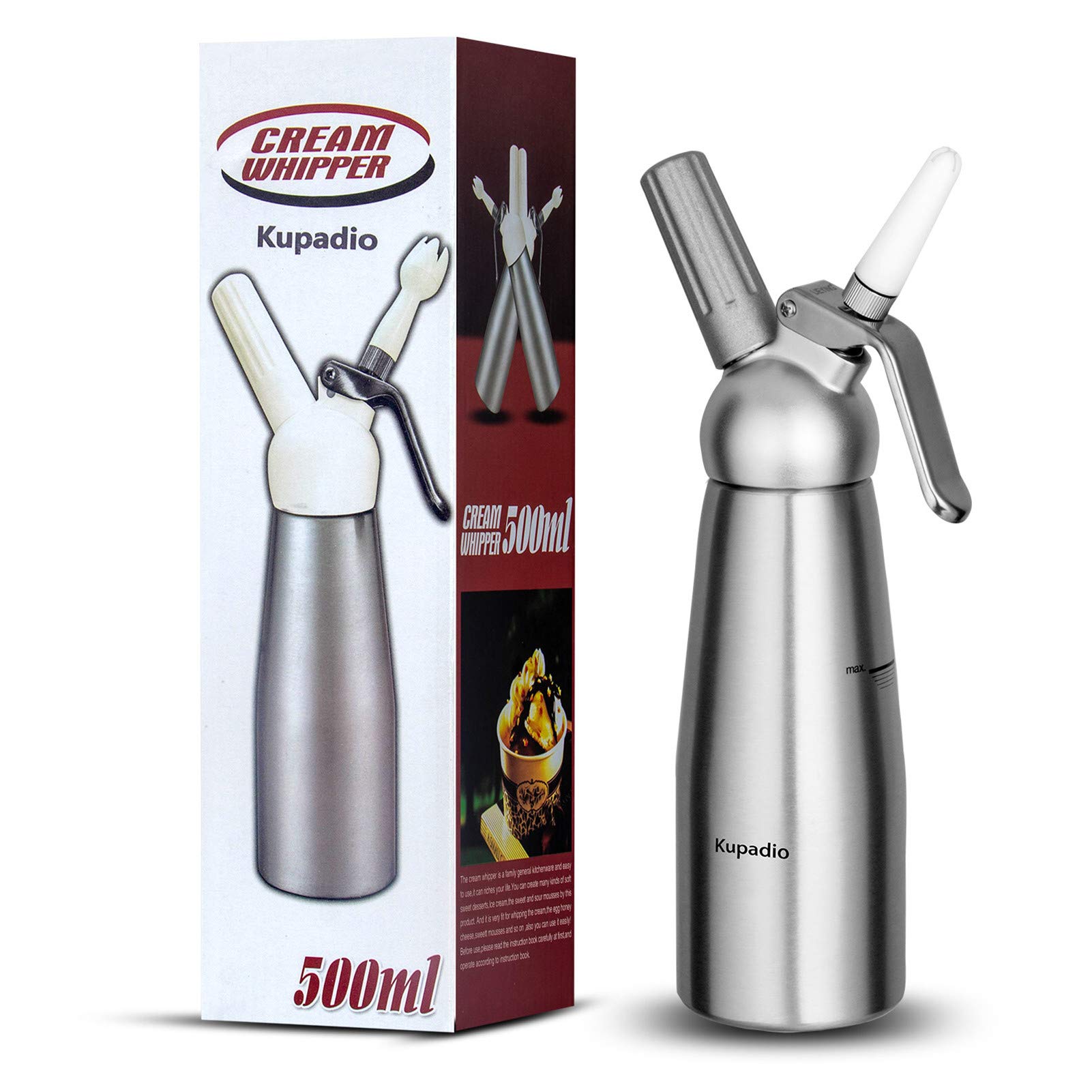 Buy Professional Aluminum Whipped Cream Dispenser Cream Maker 500mL (1