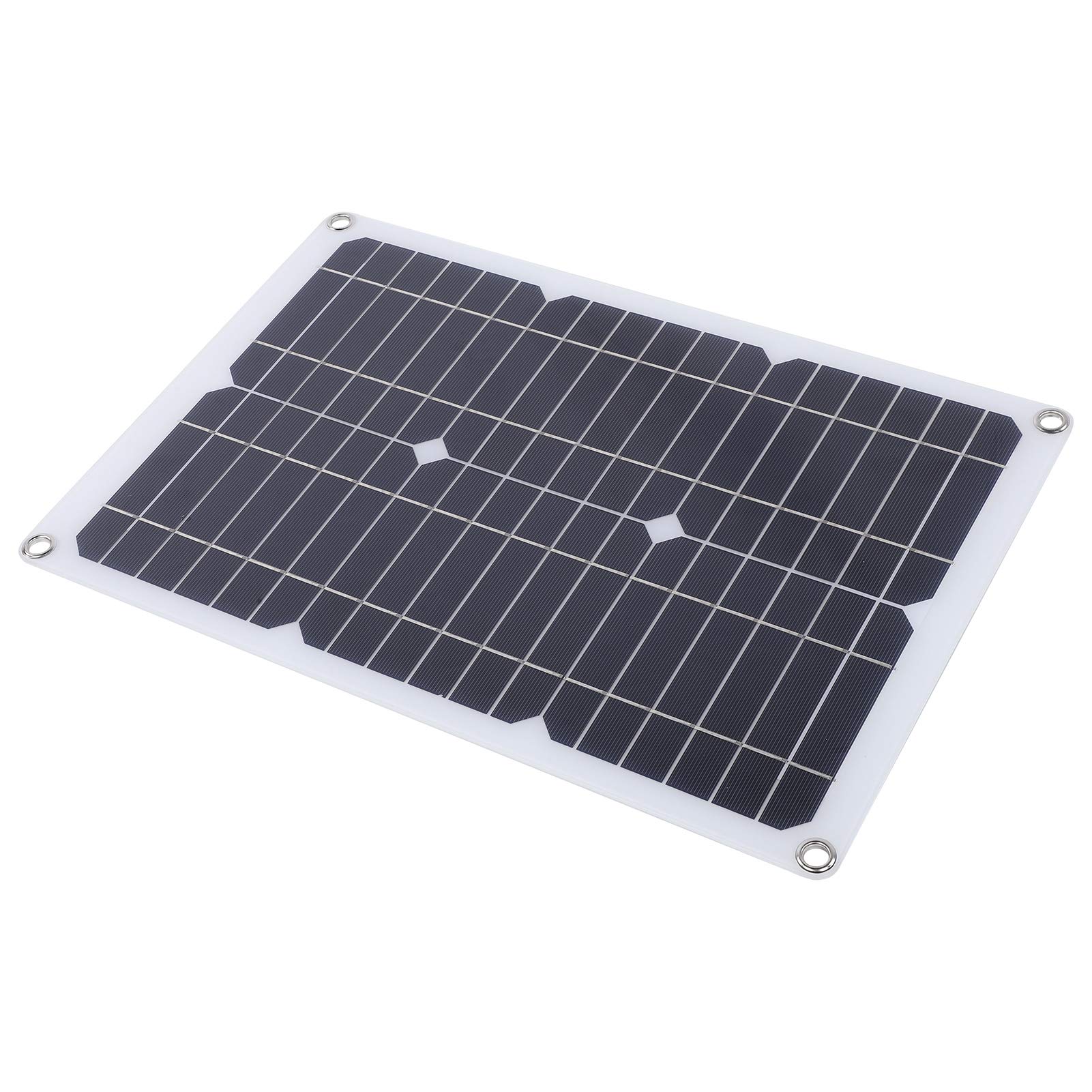 Diyeeni Pannello Solare Monocristallino 20W 18V, Doppia USB Portatile
