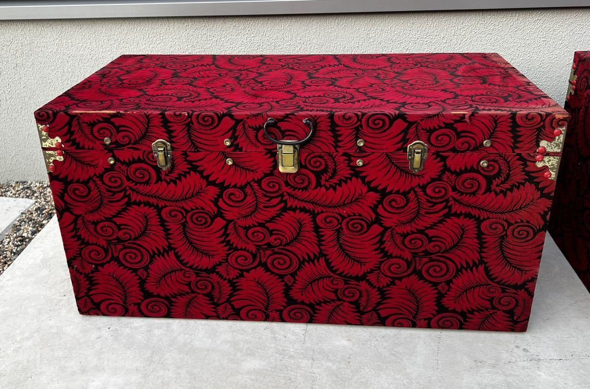 レトロ ステンレス 衣装ケース 長方形 【公式通販】