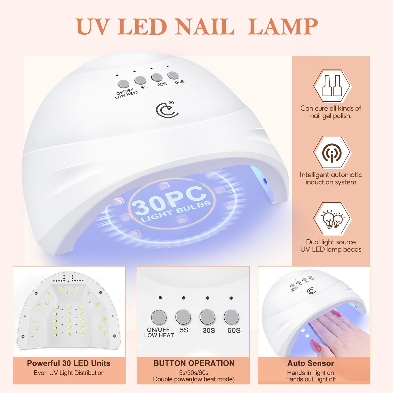 COSCELIA Kit Semipermanente Unghie con lampada UV, 20 Colori Smalto Unghie e 3 PCS Estensione Gel Kit Ricostruzione Unghie Gel Completo con Base y Top Coat Regali per Donne