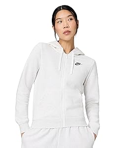 Nike Women's Sportswear Club Fleece Full-Zip Hoodie