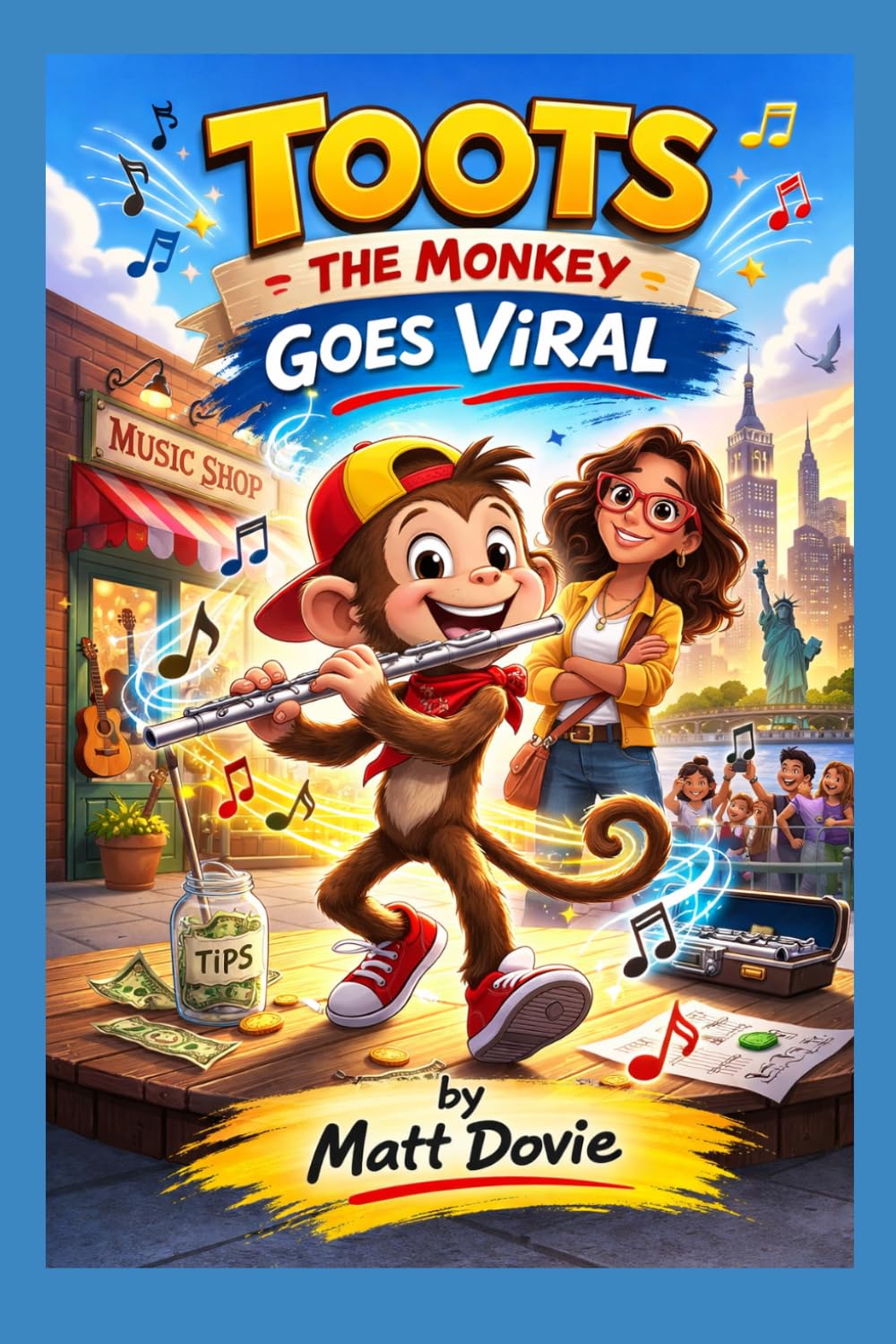 Toots The Monkey Goes Viral: A Funny Early Chapter Book for Kids Ages 7–9 About Friendship, Music, and Adventure