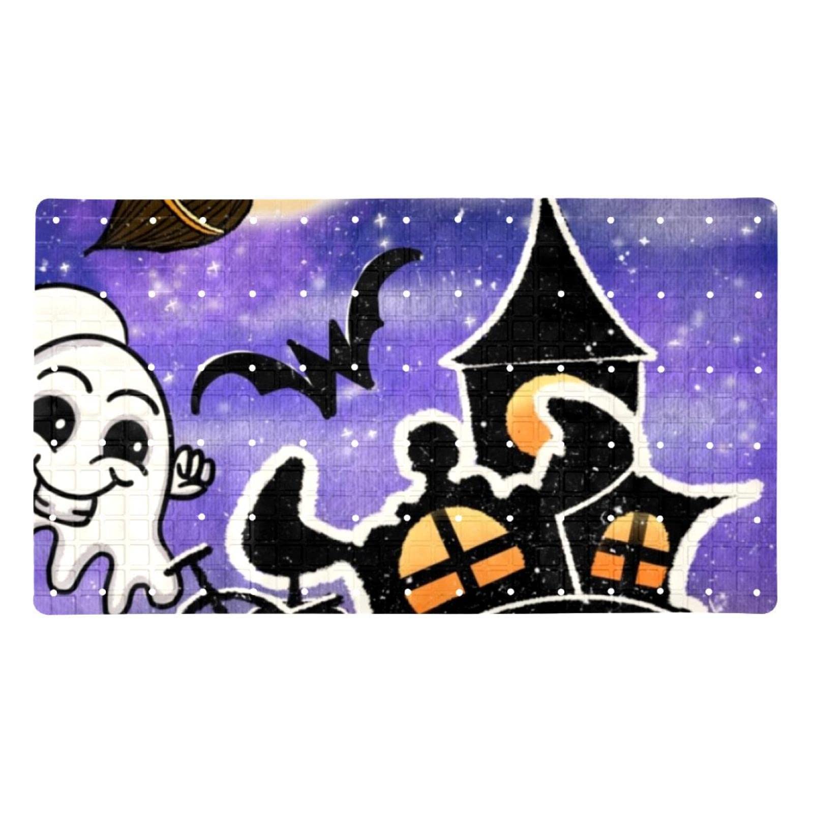 Tapis de baignoire antidérapant doux à ventouses 40x71cm
