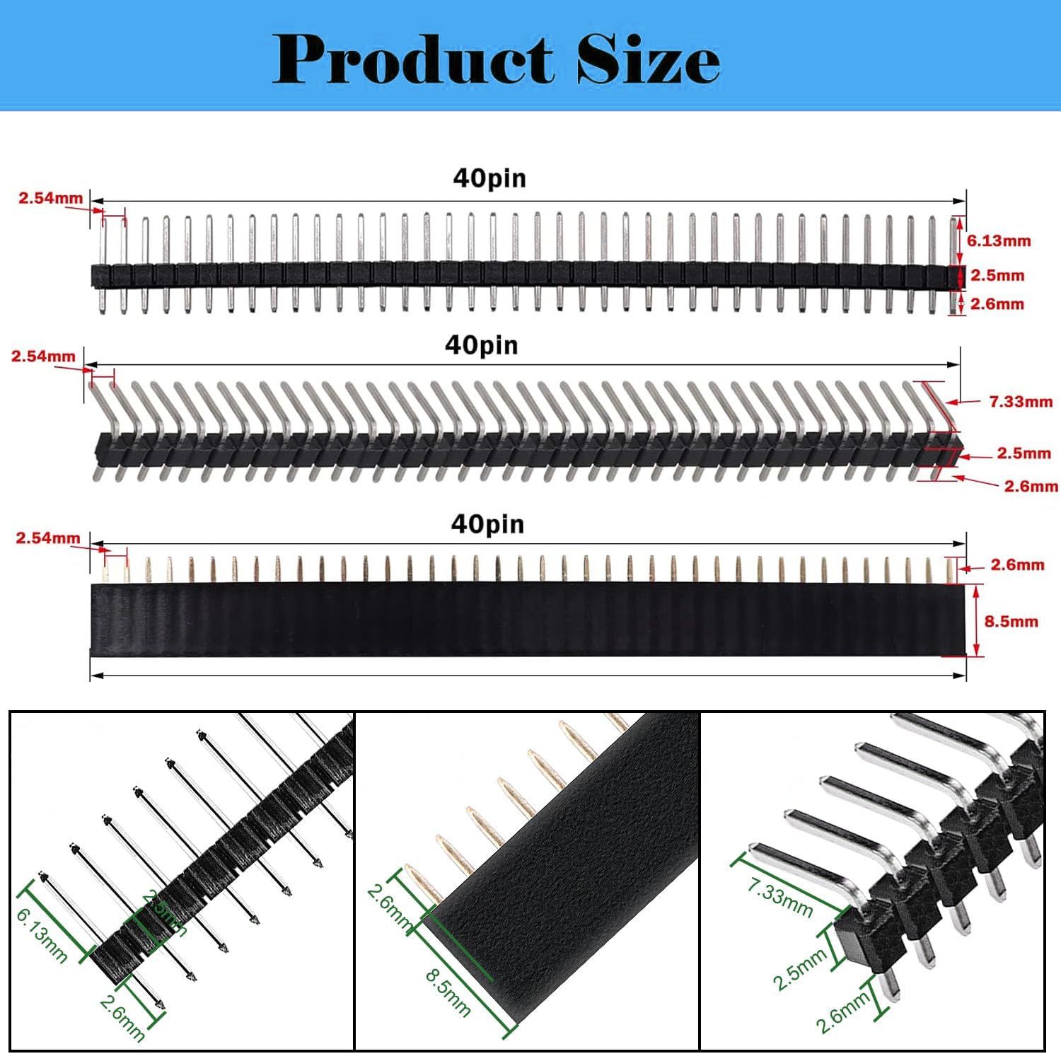 RUNCCI-YUN 48Pièces Circuit Imprimé Double Face Kit, Double Face PCB Prototype Boards, soudable PCB plaque prototypage pour Arduino projets électroniques DIY - 3