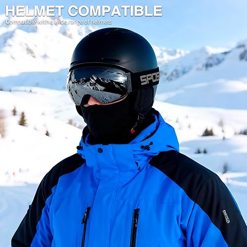 Miniatura 2 de SPOSUNE Gafas de esquí sobre lentes, gafas de nieve para hombres, mujeres, jóvenes, snowboard, esquí, gafas de nieve antivaho UV400