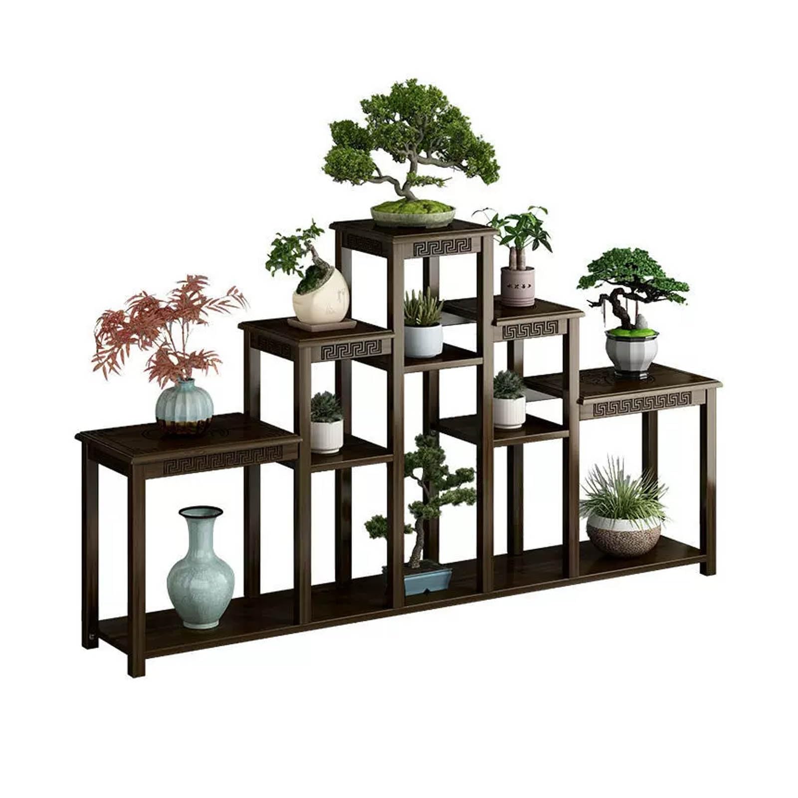 Support de plantes multicouche en métal pour salon et balcon, étagère haute d'intérieur