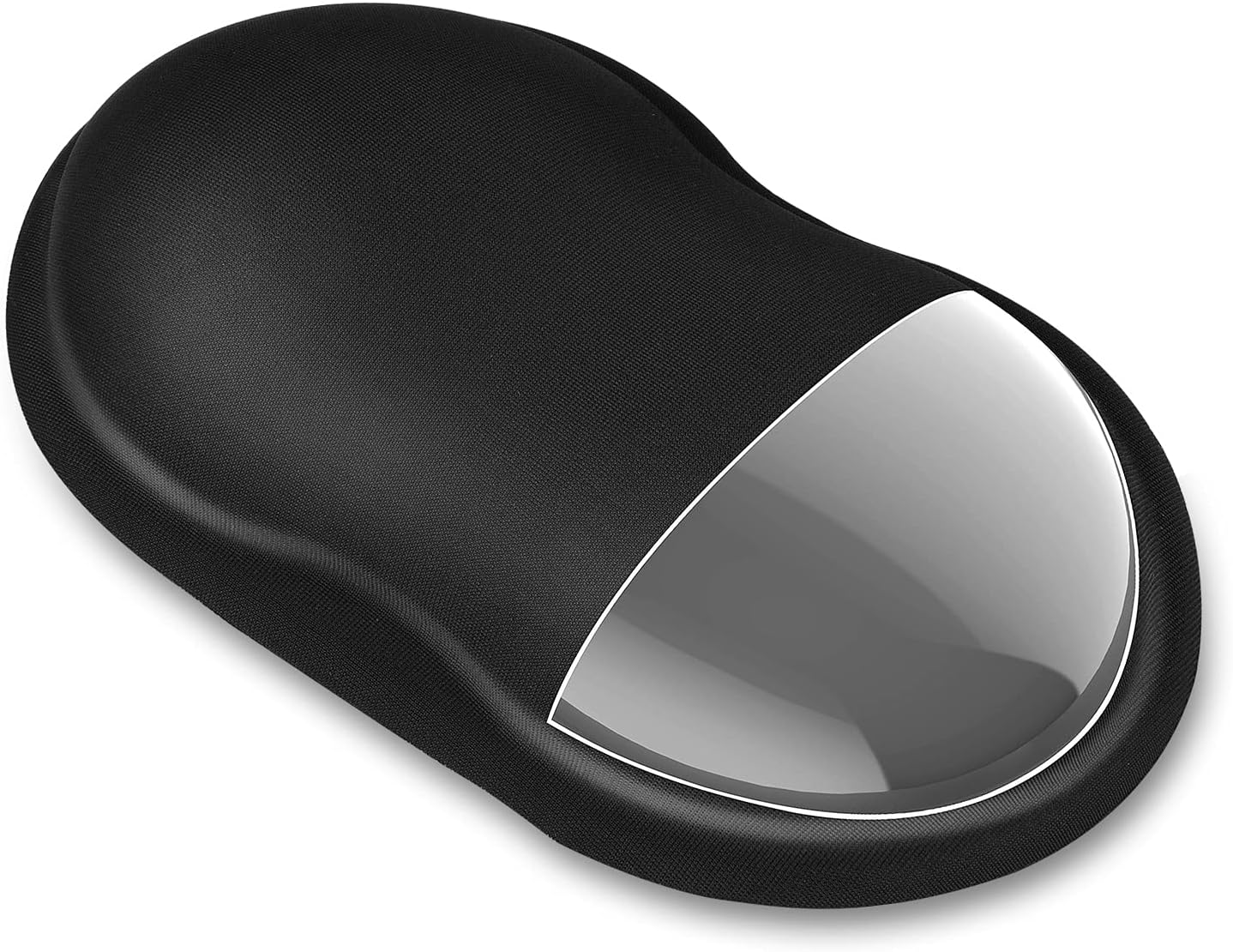 AUTLEY Gel Mouse Wrist Support, Soft Gel Wrist Rest Pad - Non-Slip Base, Wrist Fatigue & Pain Relief (Black, AWR-G-01)