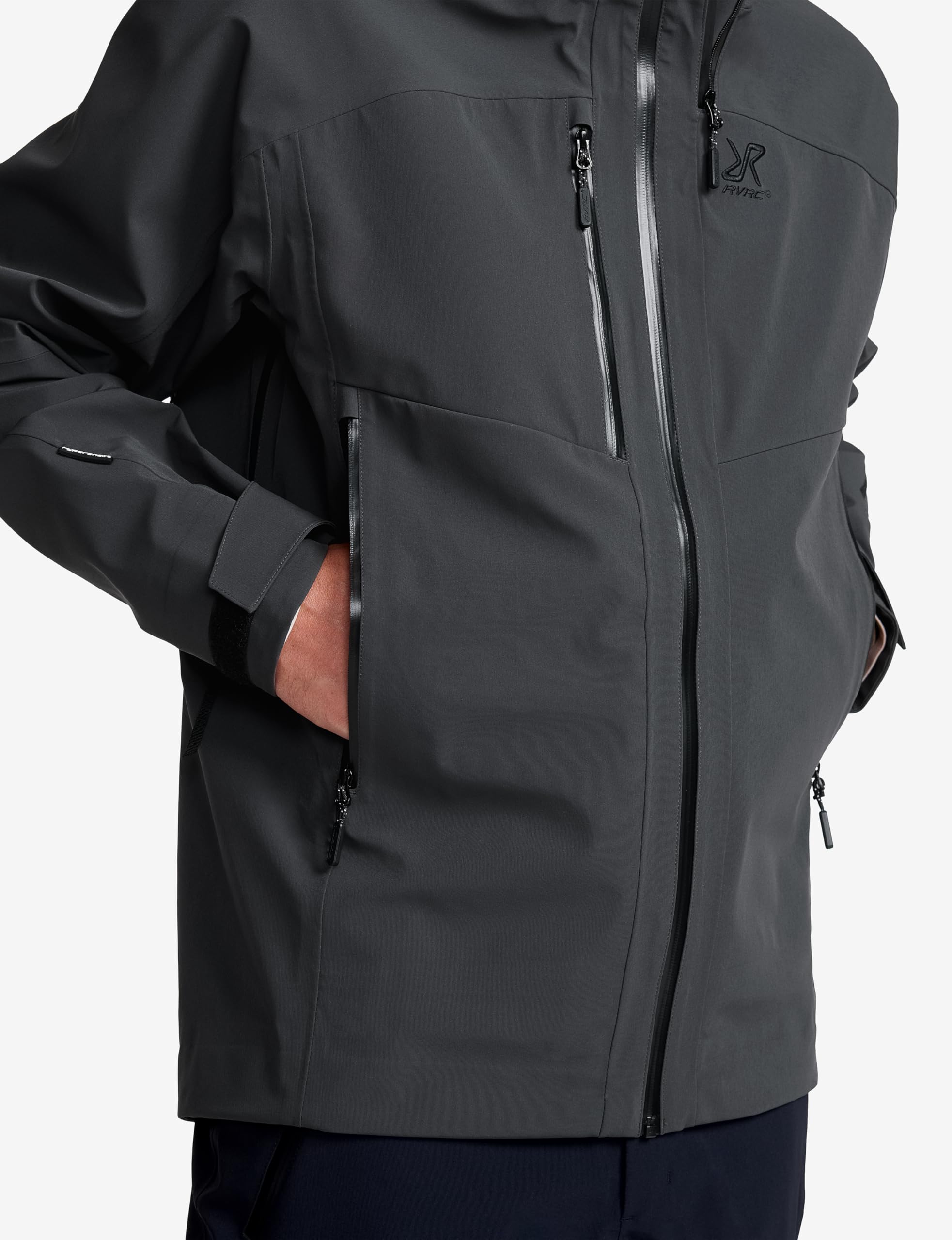 RevolutionRace Cyclone 3L Shell Jacket pour Homme, Veste Imperméable avec Réflecteurs Recco pour la Randonnée
