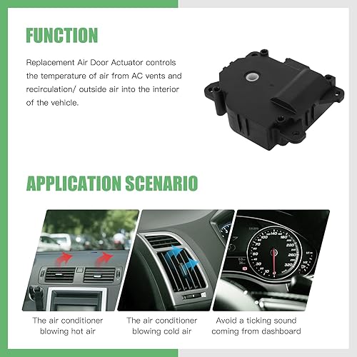 Miniatura 5 de SCITOO Reemplazo de actuador de puerta de mezcla de calentador HVAC para Chevrolet para Caprice 2011-2015, para Chevrolet para SS 2014-2015, para