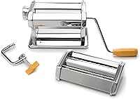 Vista 3 de Fox Run 57666 Máquina para hacer pasta/rodillo, acero inoxidable, 8 x 14 x 6.5 pulgadas