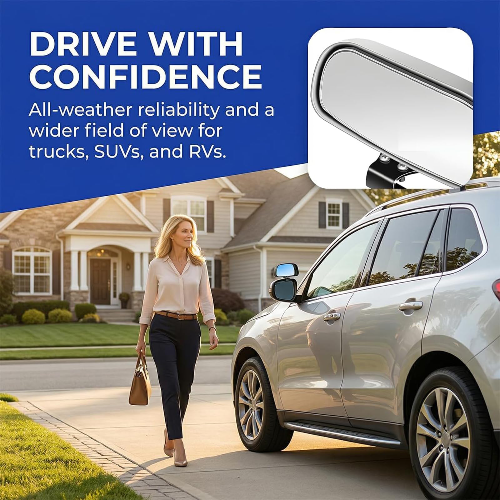 Miroirs Angle Mort Grand Angle pour Clarity/Insight/CR-V Hybrid