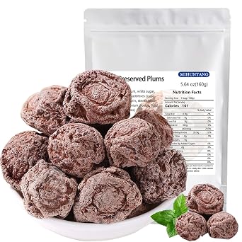 Dried preserved plums 160g Sweet and sour dried plum honey preserved fruit snacks