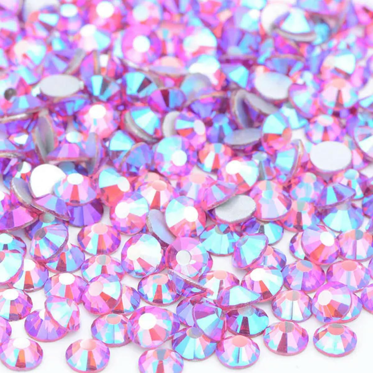 CIVIOOH SS6 SS8 SS10 SS12 SS16 SS20 SS30 Flatback Glass Rhinestones Clear Crystal AB Nail Strass Non-Hotfix Stone DIY Crafts