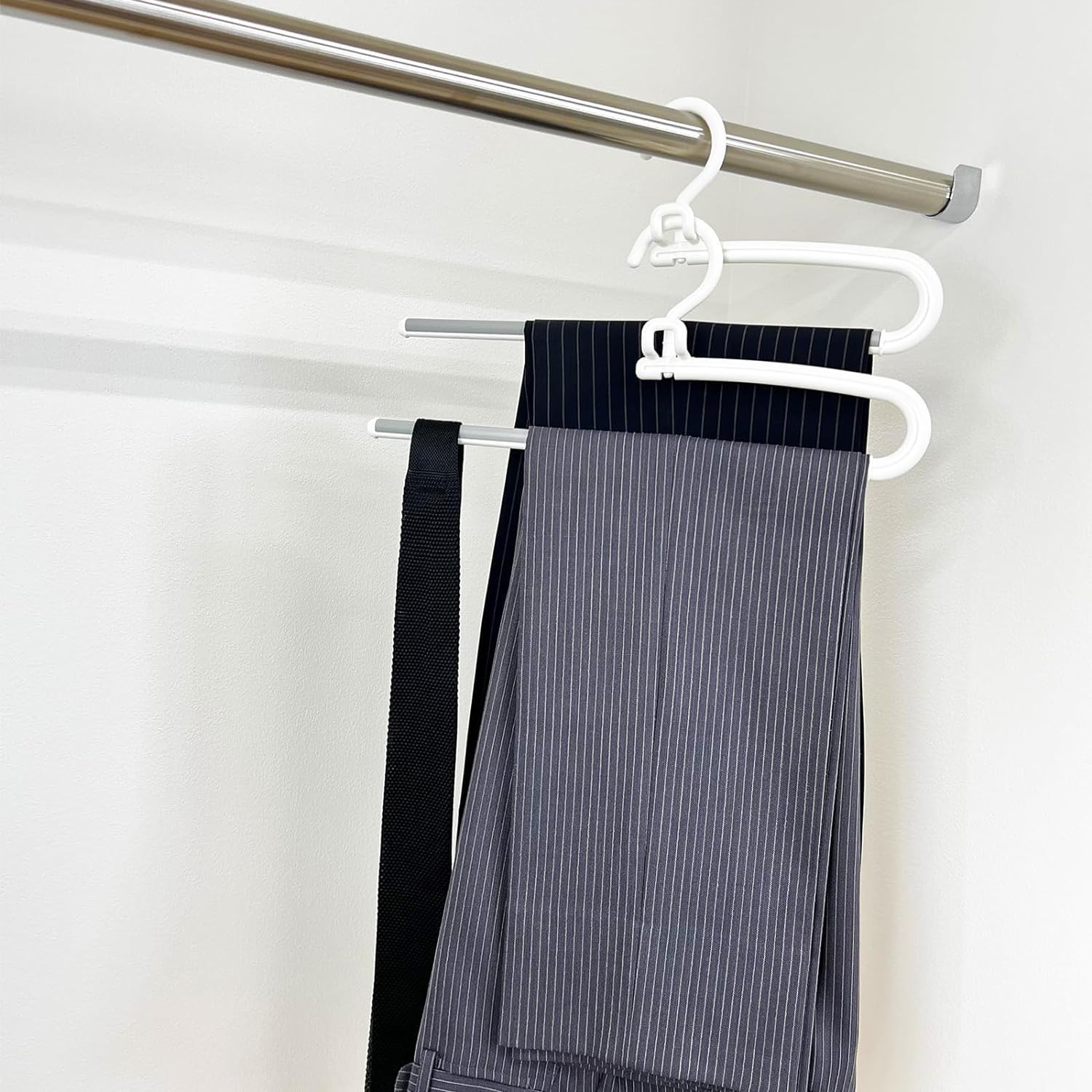 Amazon.co.jp: シンコハンガー(Shinkohanger) スラックスハンガー 衣類