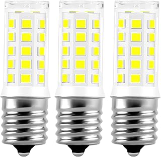 5304517886 Kei D28A Refrigerator Light Bulb Replacement,E17 led Bulb,Freezer Light Bulb 3W AC100-130V Daylight White, 3PACKS
