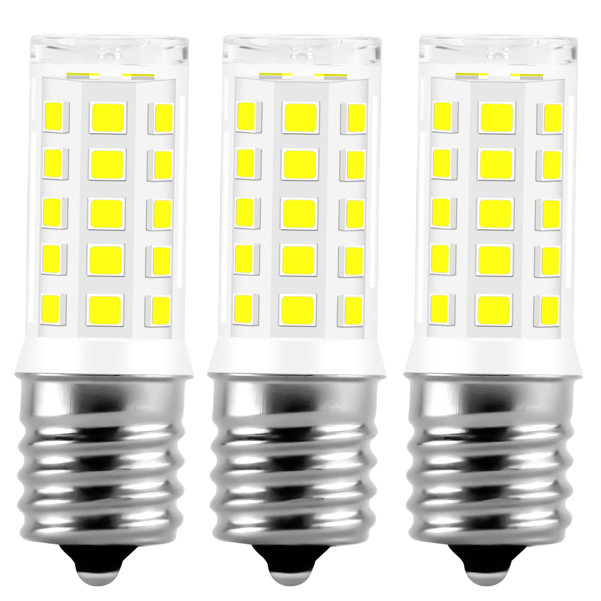 5304517886 Kei D28A Refrigerator Light Bulb Replacement,E17 led Bulb,Freezer Light Bulb 3W AC100-130V Daylight White, 3PACKS