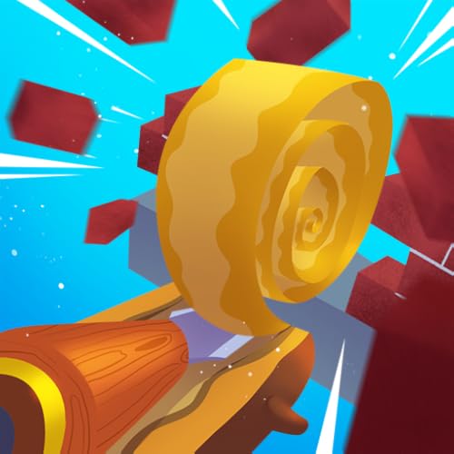 Spiral Roll: Jeu de défi et sculpter du bois. Jeux de bois