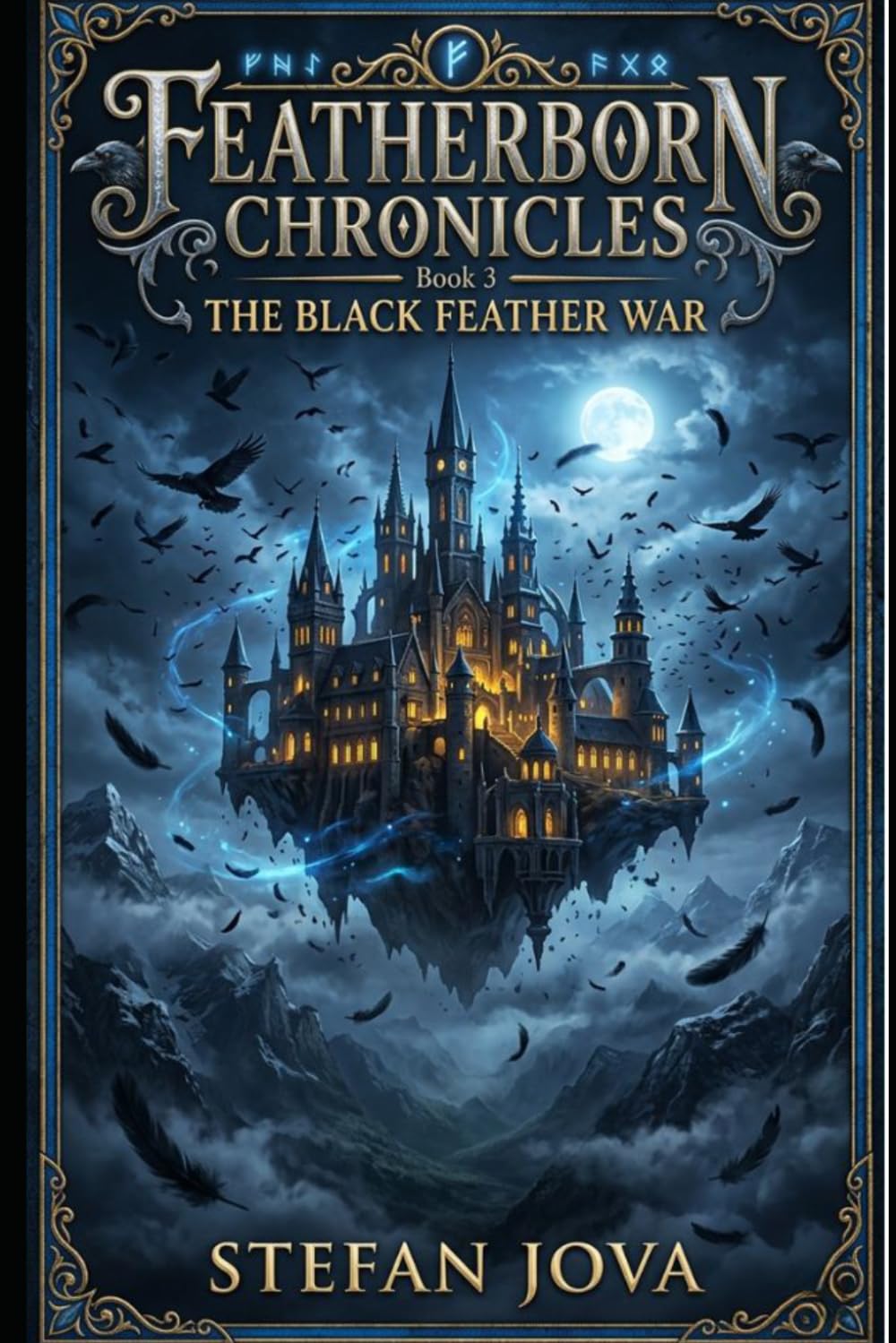 Featherborn Chronicles Book 3 : The Black Feather War: A Supernatural Academy Fantasy with Hidden Powers, Secret Societies, Political Intrigue, and a War Between Shadow-Born Students and the World