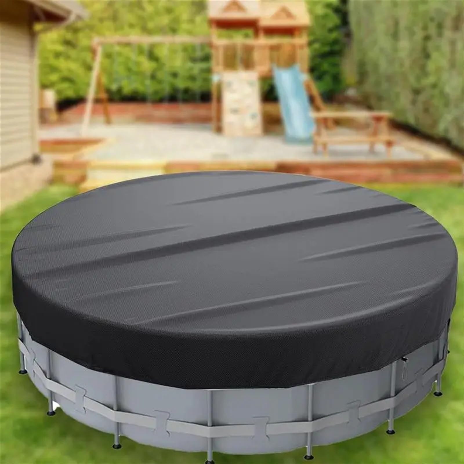 Bâche de sécurité pour piscine hors sol – Couverture imperméable pour piscines gonflables, protection de 3 m pour solutions de sécurité de piscine extérieure