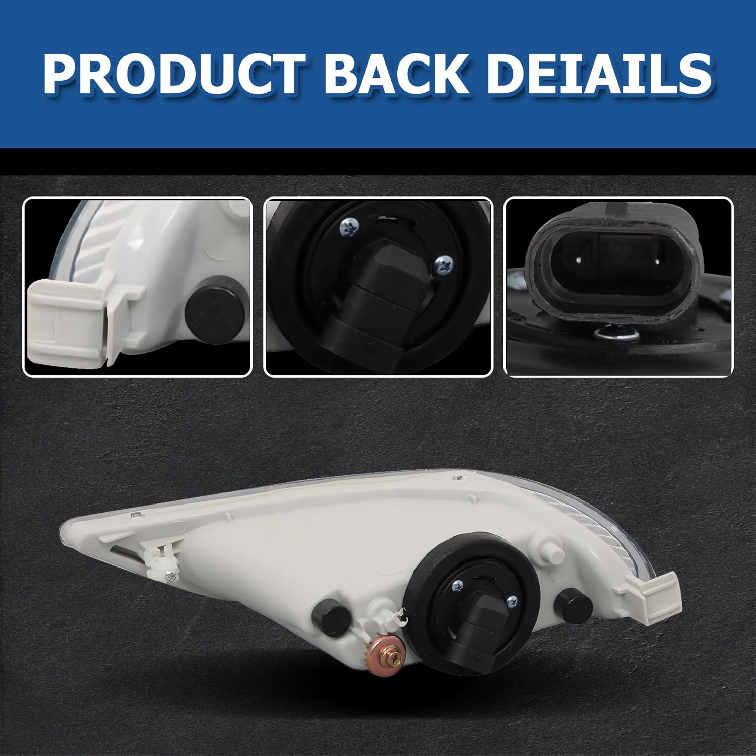 WFLNHB Fog Lights Assembly Replacement for Corolla 2005-2008 Camry 2002-2004 Solara 2002-2003 with Harness Switch Kit Driving Lamps Fog Lights