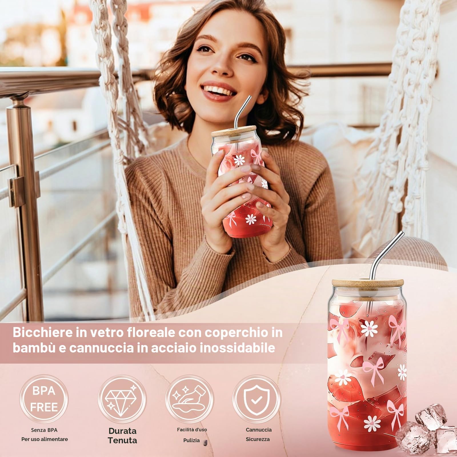 Cofanetto Regalo da Donna, Regalo Originale e Utile per Donna Moglie Mamma Amica, Idea Regalo per Compleanno (50/60 Anni), Natale Pensionamento e Festa Degli Innamorati, Festa della Mamma