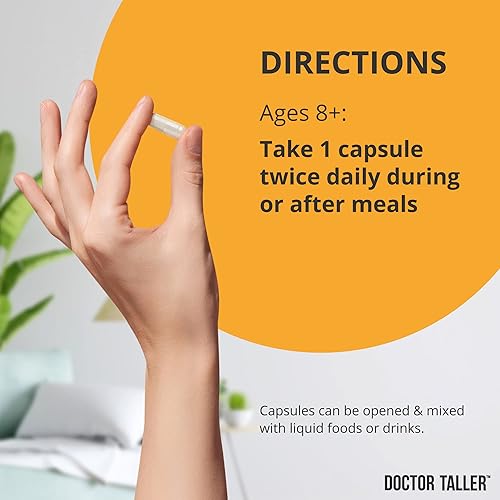 Miniatura 4 de NuBest Doctor Taller - Fórmula premium para la fuerza ósea - Apoya la inmunidad y el desarrollo con calcio, vitaminas, aminoácidos y hierbas para