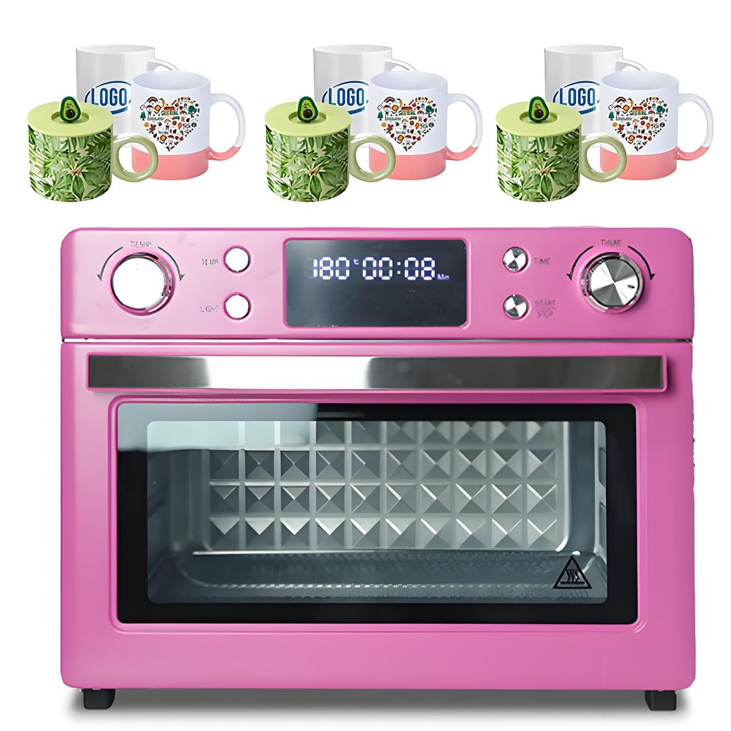 Piec do sublimacji 1400 W, 30 l Pink