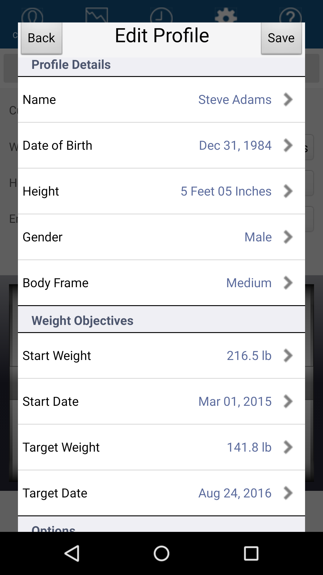 Monitor Your Weight App on Amazon Appstore