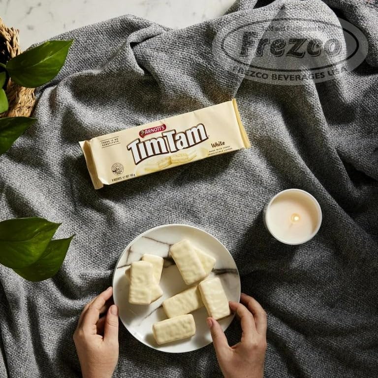 Miniatura 3 de Tim Tam White - Delicious Luscious Cream Centre (Pack de 3 x 5.82 oz EA) Galletas de Chocolate Galletas, Hecho en Australia y Amado...