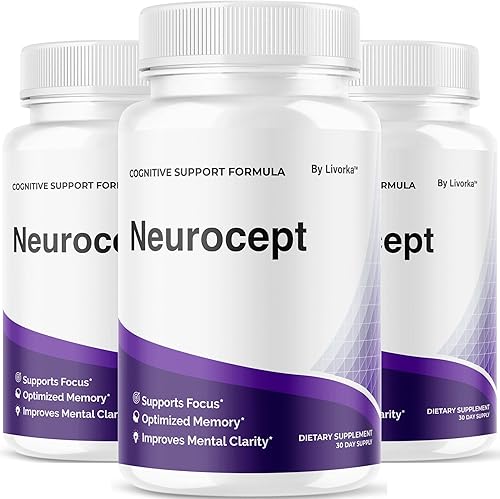 Neurocept - Cápsulas de suplemento cerebral oficial Neuro cept Brain & Memory Focus Support Advanced Formula, Neurocept Pills apoyo diario para la