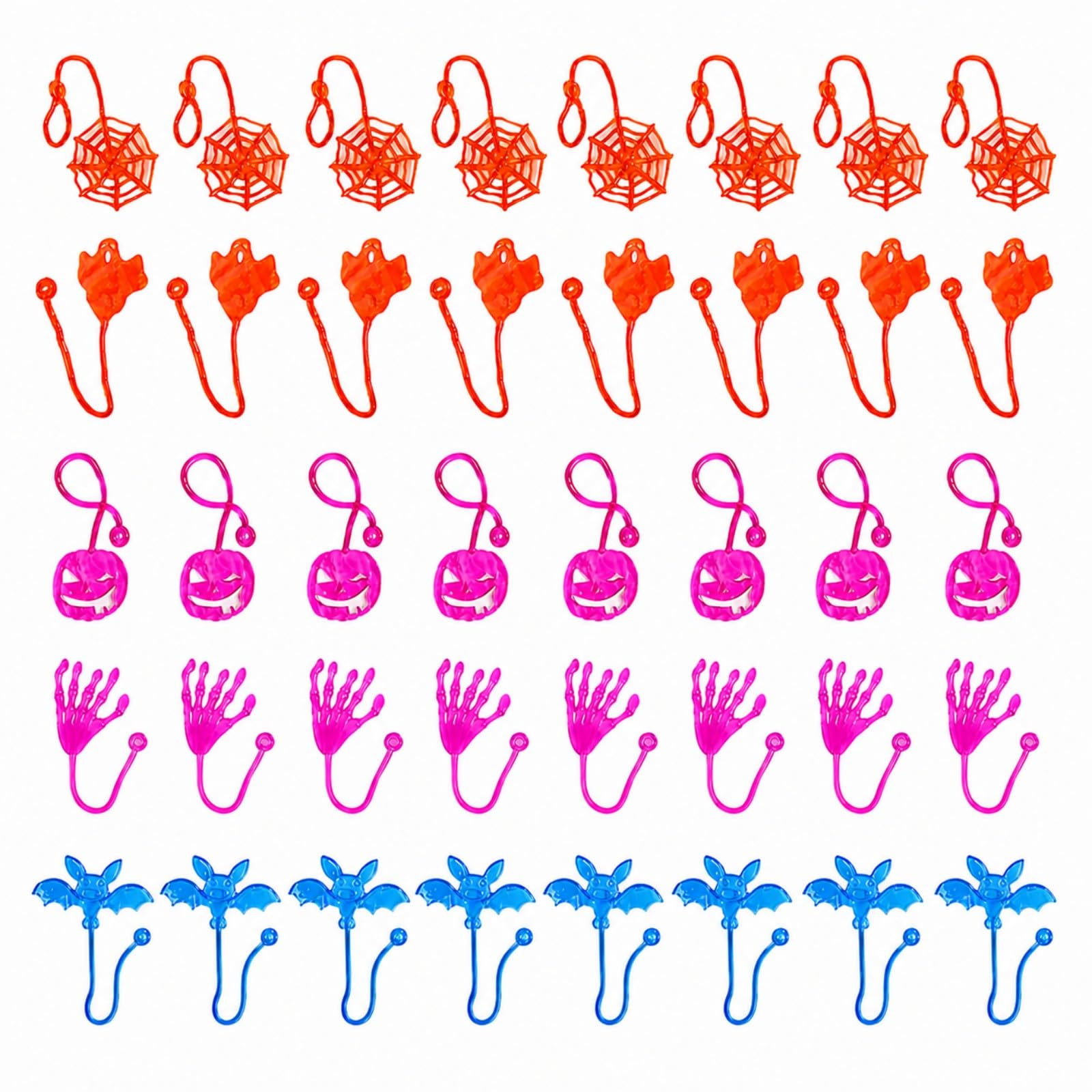 Ufyuayig 40 Pcs Halloween Sticky Hands Toy