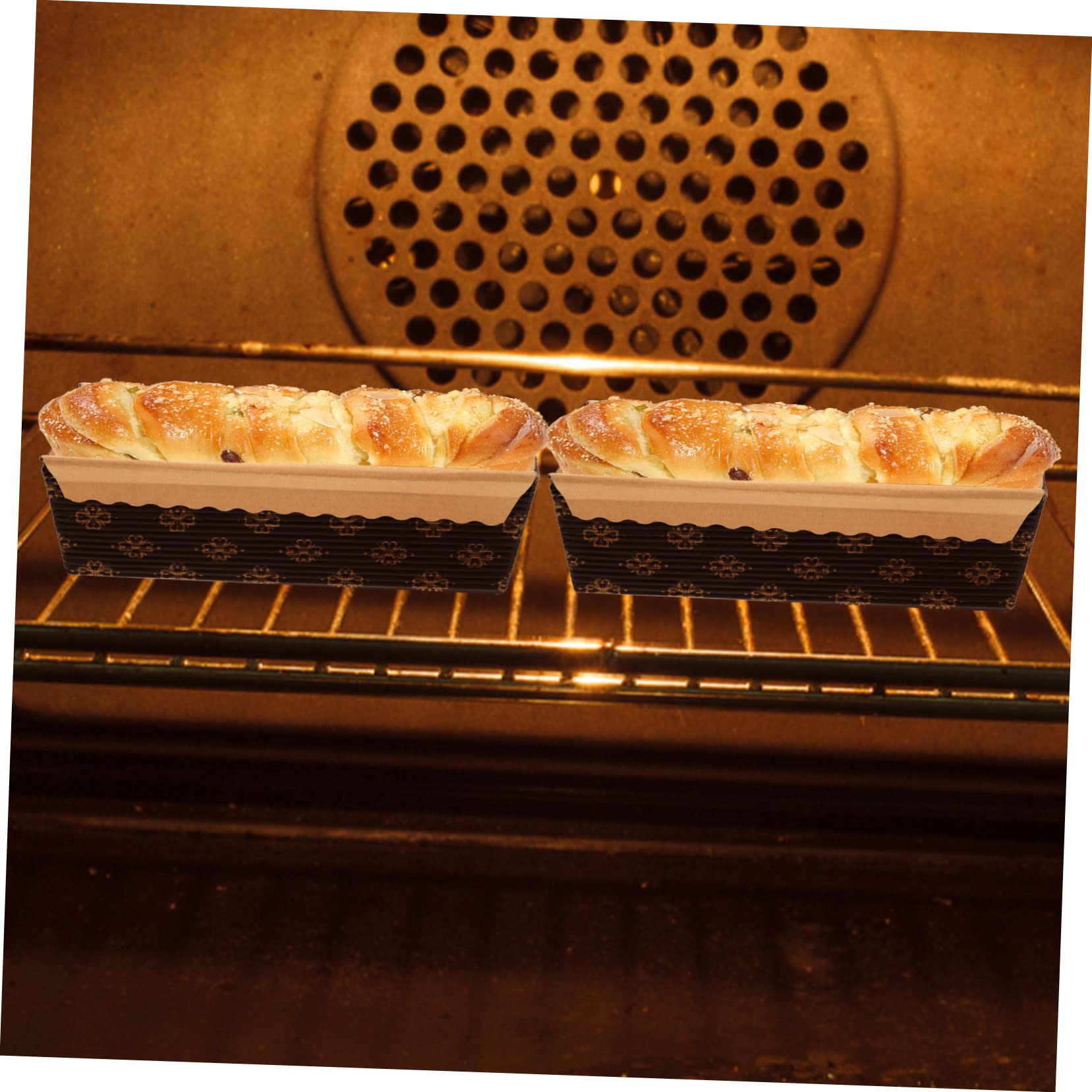 MUCKLILY 25Pcs Baking Paper Loaf Pans and Cake for Parties Bakeries and Home Use for Appetizers and Desserts