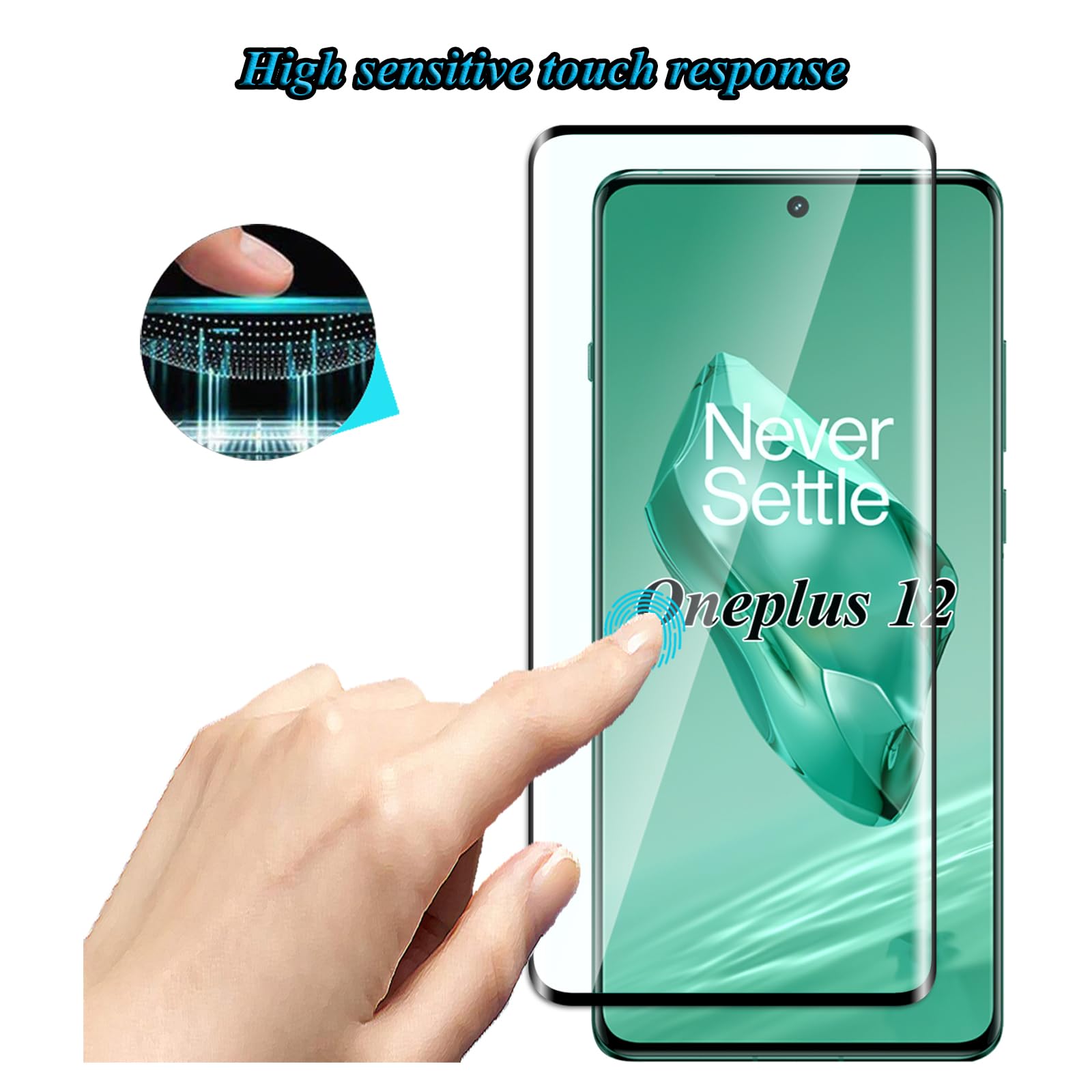 3x 9H Panzerglas Für OnePlus 8T Displayschutz