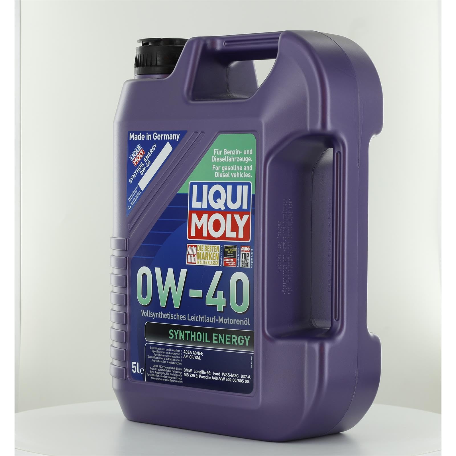 Liqui Moly Synthoil Energy 0W-40 | 5 L | vollsynthetisches Motoröl | Art.-Nr.: 1361