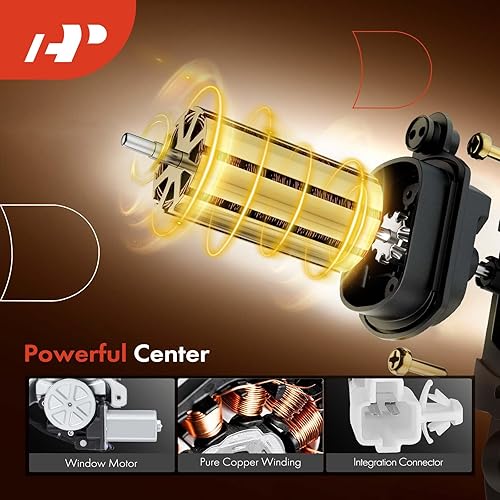 Miniatura 4 de A-Premium Eelectric Elevalunas eléctrico con motor compatible con Toyota Corolla Sedan 1998-2002 lado del conductor delantero